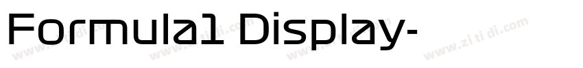 Formula1 Display字体转换 Formula1 Display字体转换